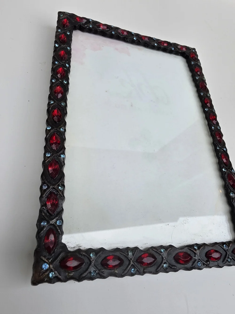 Ornate Red Jeweled Picture Frame - Home Accents